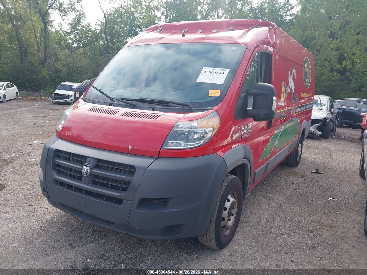 2018 RAM PROMASTER 3500 CARGO VAN HIGH ROOF 159 WB EXT · 2/11