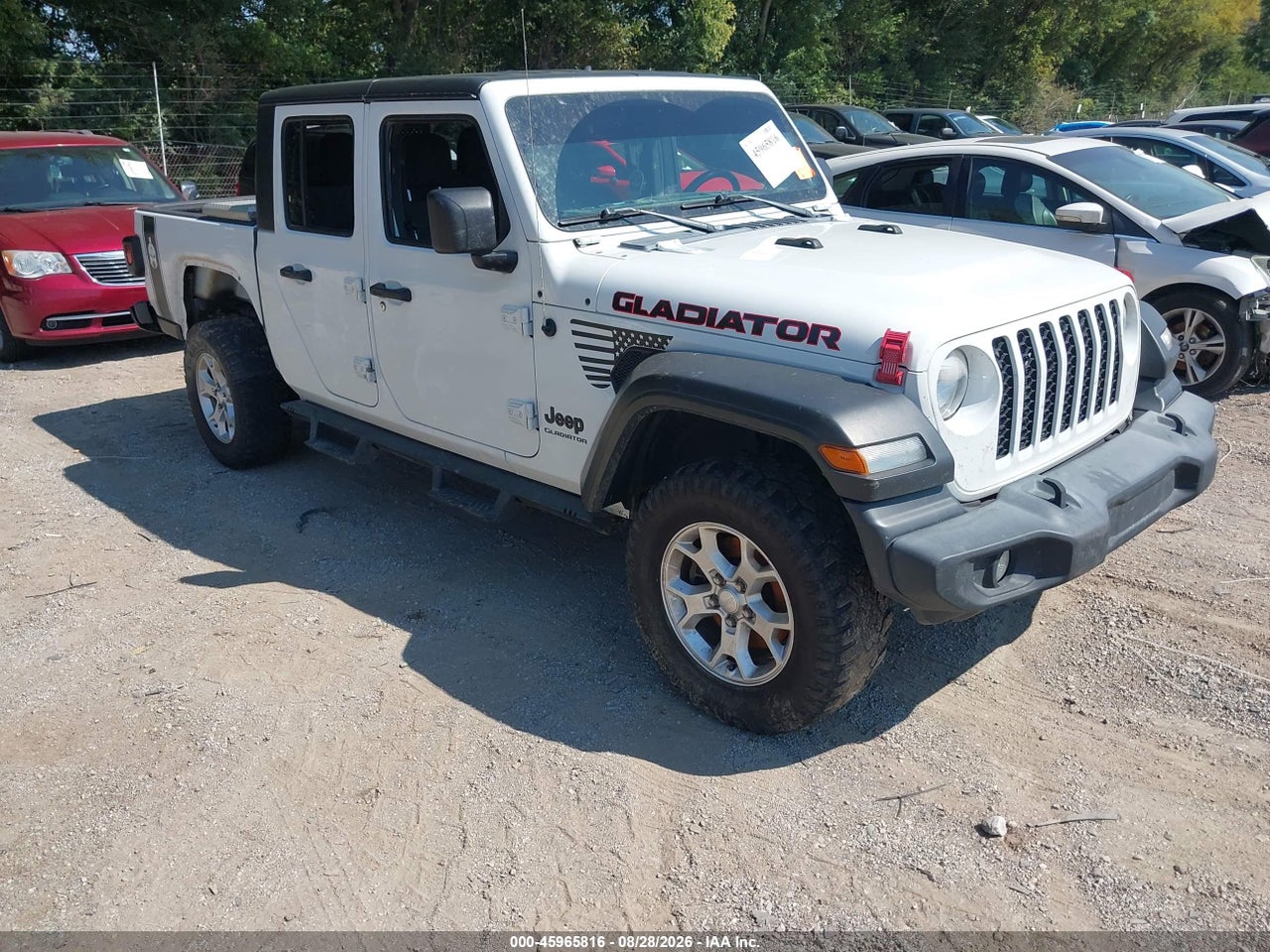 1C6HJTAG2LL****** · 2020 JEEP GLADIATOR SPORT S 4X4