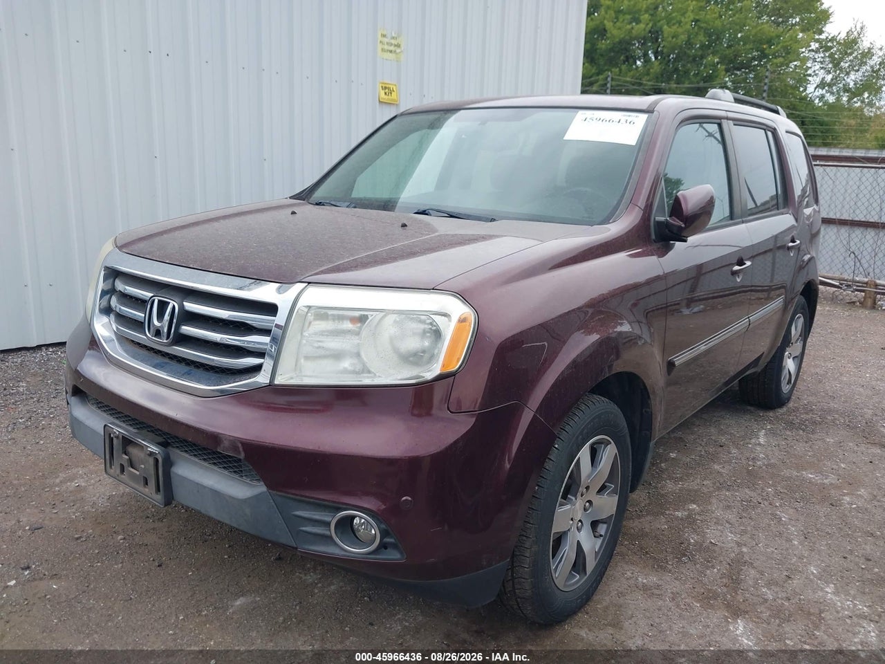2015 HONDA PILOT TOURING · 2/11