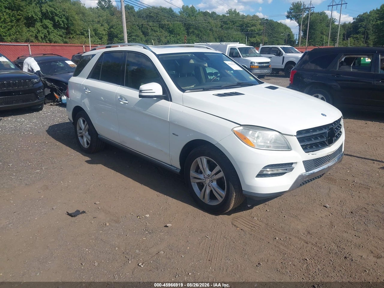 4JGDA5HB1CA****** · 2012 MERCEDES-BENZ ML 350 4MATIC