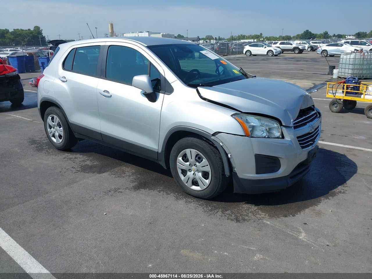 3GNCJKSB7GL****** · 2016 CHEVROLET TRAX 1LS