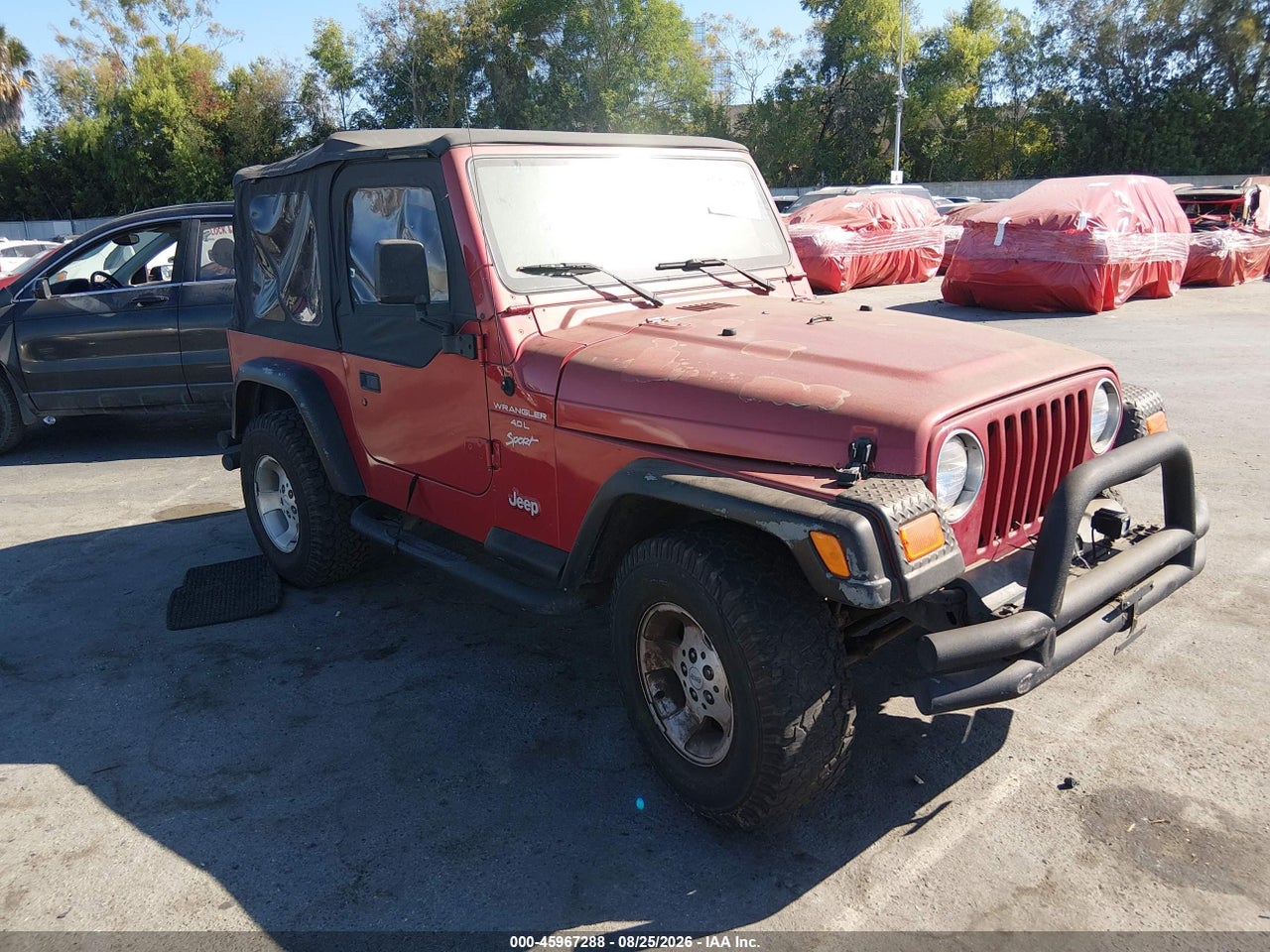 1J4FA49S5YP****** · 2000 JEEP WRANGLER SPORT