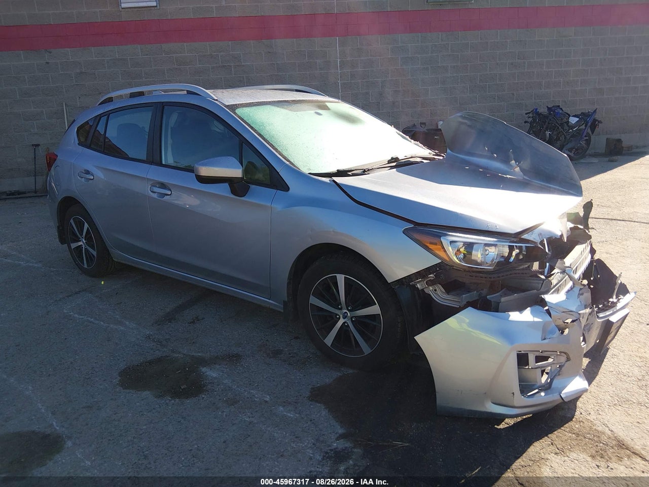 4S3GTAC69K3****** · 2019 SUBARU IMPREZA 2.0I PREMIUM