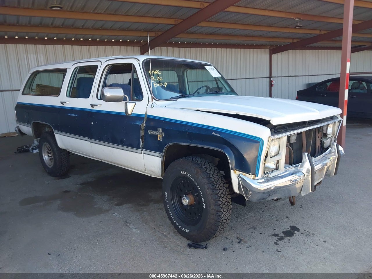 1GCGK26M8FF****** · 1985 CHEVROLET SUBURBAN K2