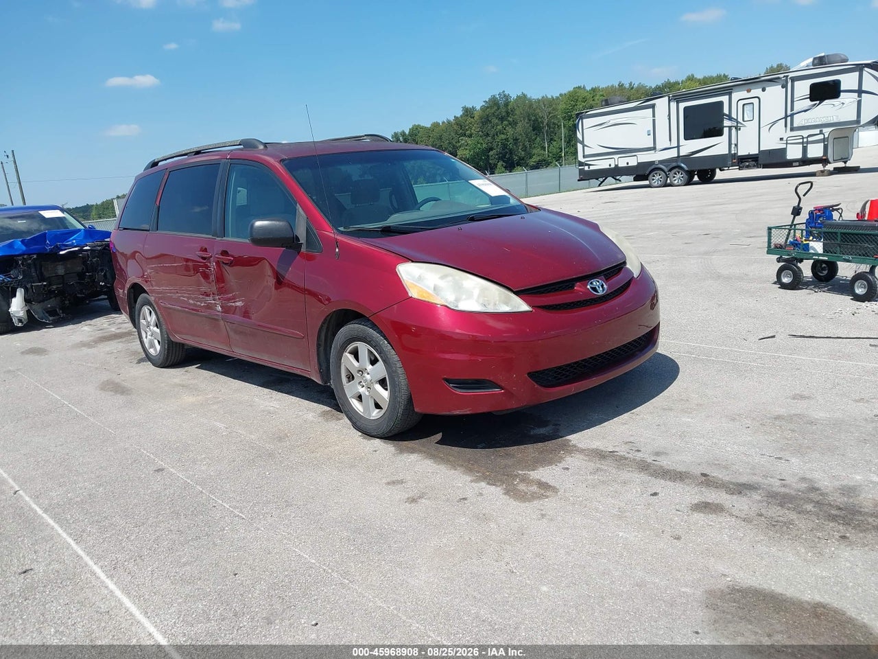 5TDZK23CX8S****** · 2008 TOYOTA SIENNA LE