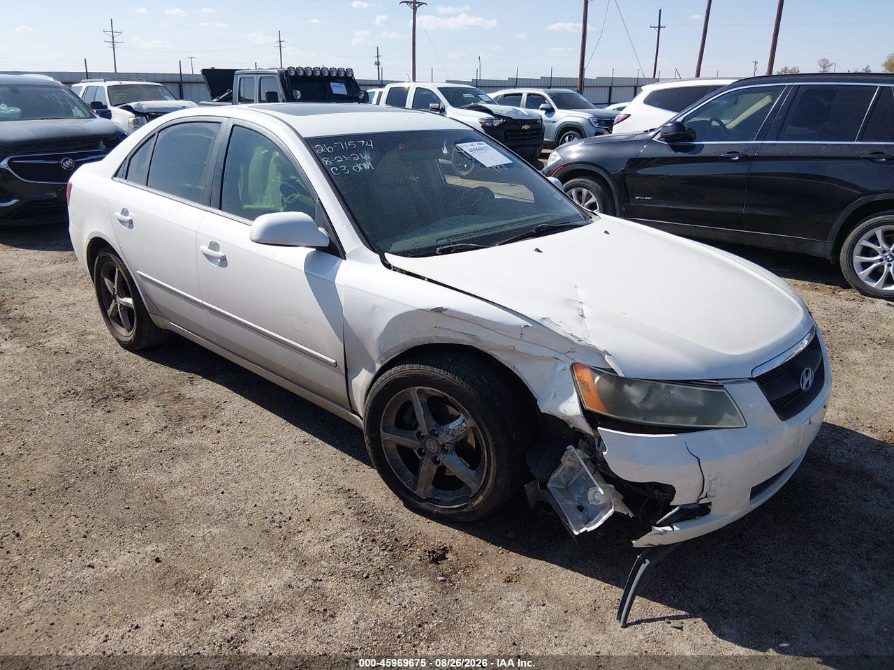 5NPEU46FX7H****** · 2007 HYUNDAI SONATA LIMITED/SE V6