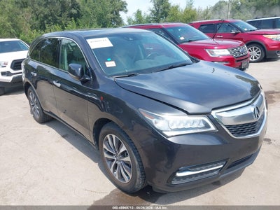 5FRYD4H44GB****** · 2016 ACURA MDX TECHNOLOGY   ACURAWATCH PLUS PACKAGES/TECHNOLOGY PACKAGE