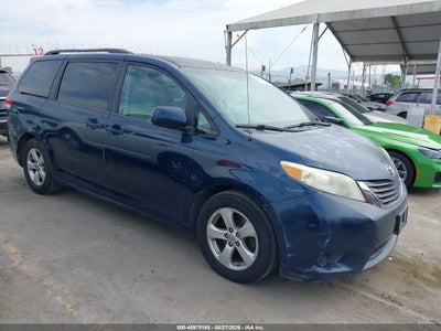 5TDKK3DC9CS****** · 2012 TOYOTA SIENNA LE V6 8 PASSENGER