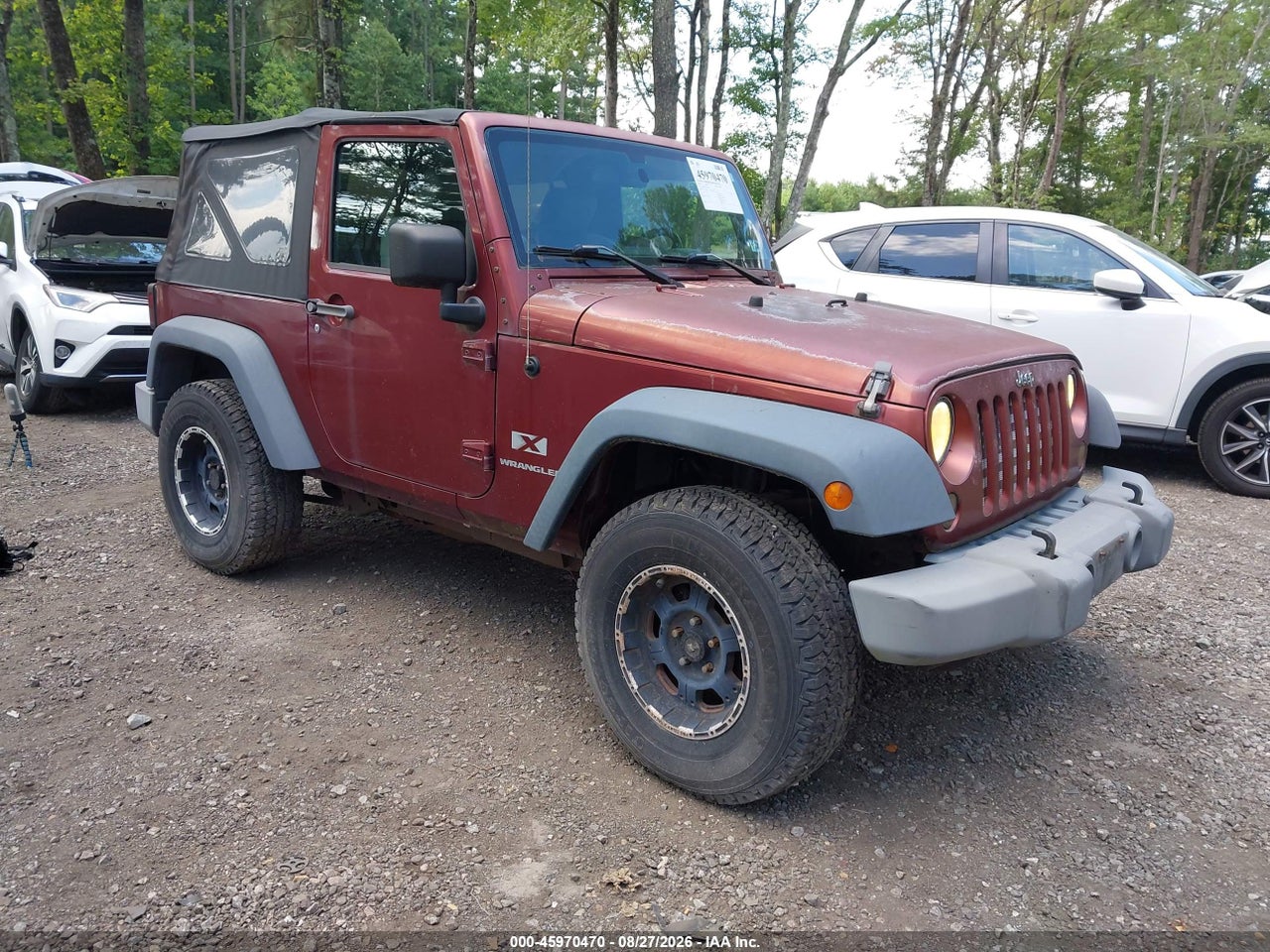 1J4FA24137L****** · 2007 JEEP WRANGLER X