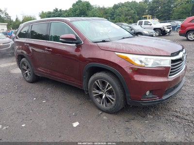 5TDJKRFH6GS****** · 2016 TOYOTA HIGHLANDER XLE V6