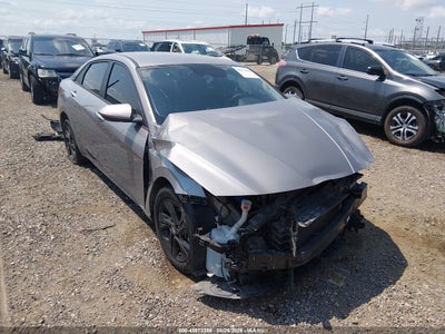 KMHLM4AJ5PU****** · 2023 HYUNDAI ELANTRA HYBRID BLUE