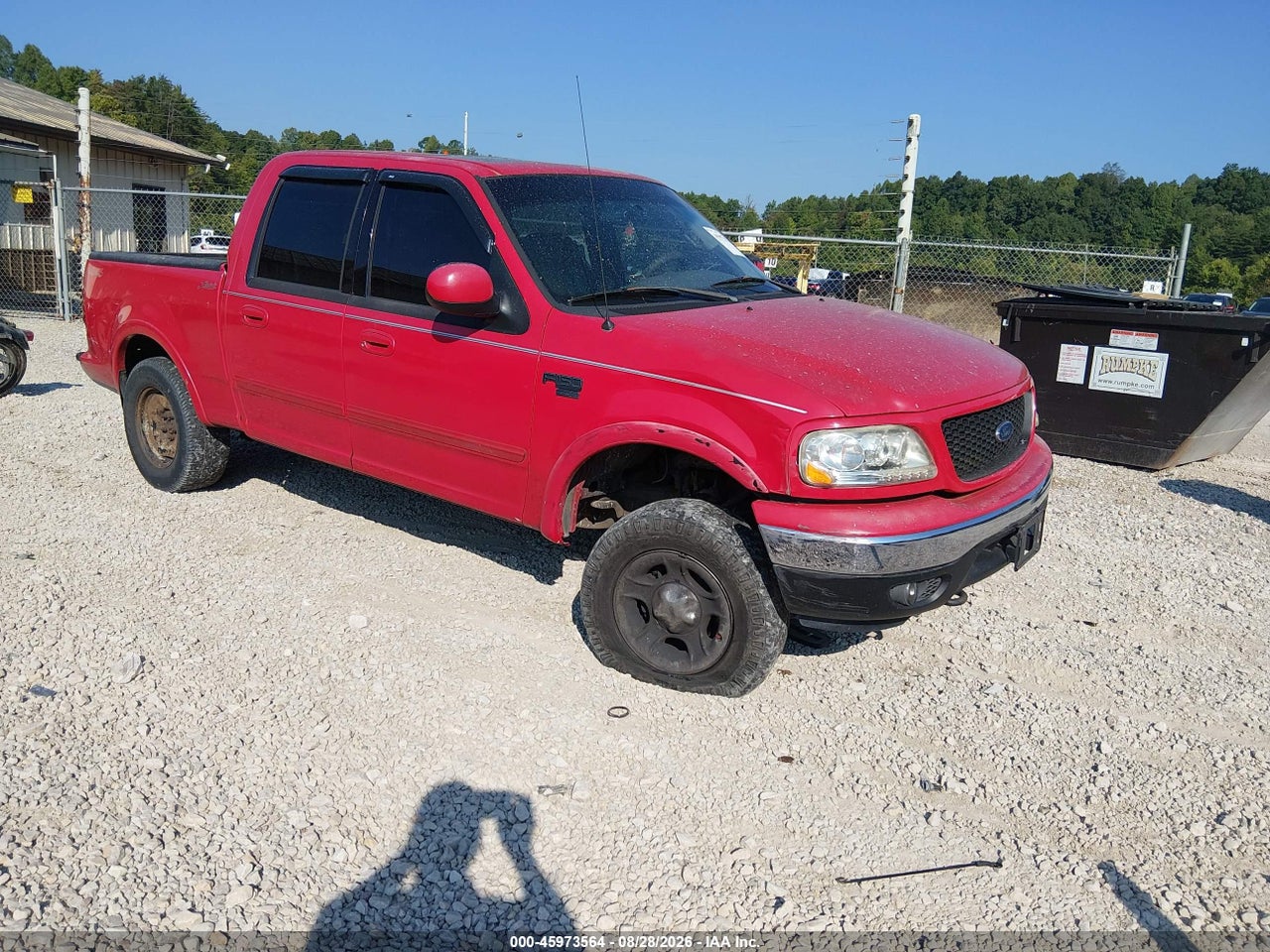 1FTRW08L81K****** · 2001 FORD F-150 KING RANCH EDITION/LARIAT/XLT