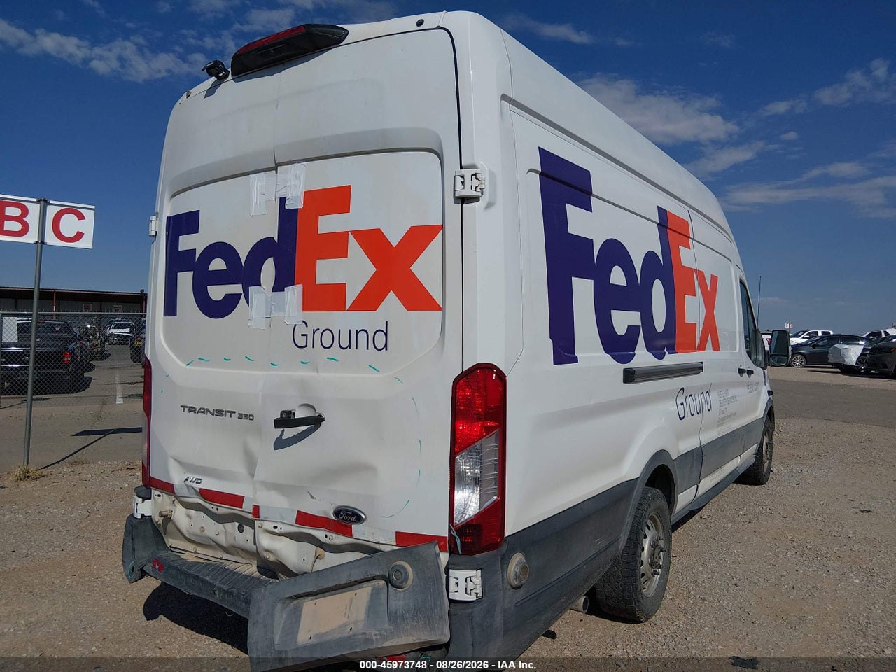2020 FORD TRANSIT-350 CARGO VAN · 4/11