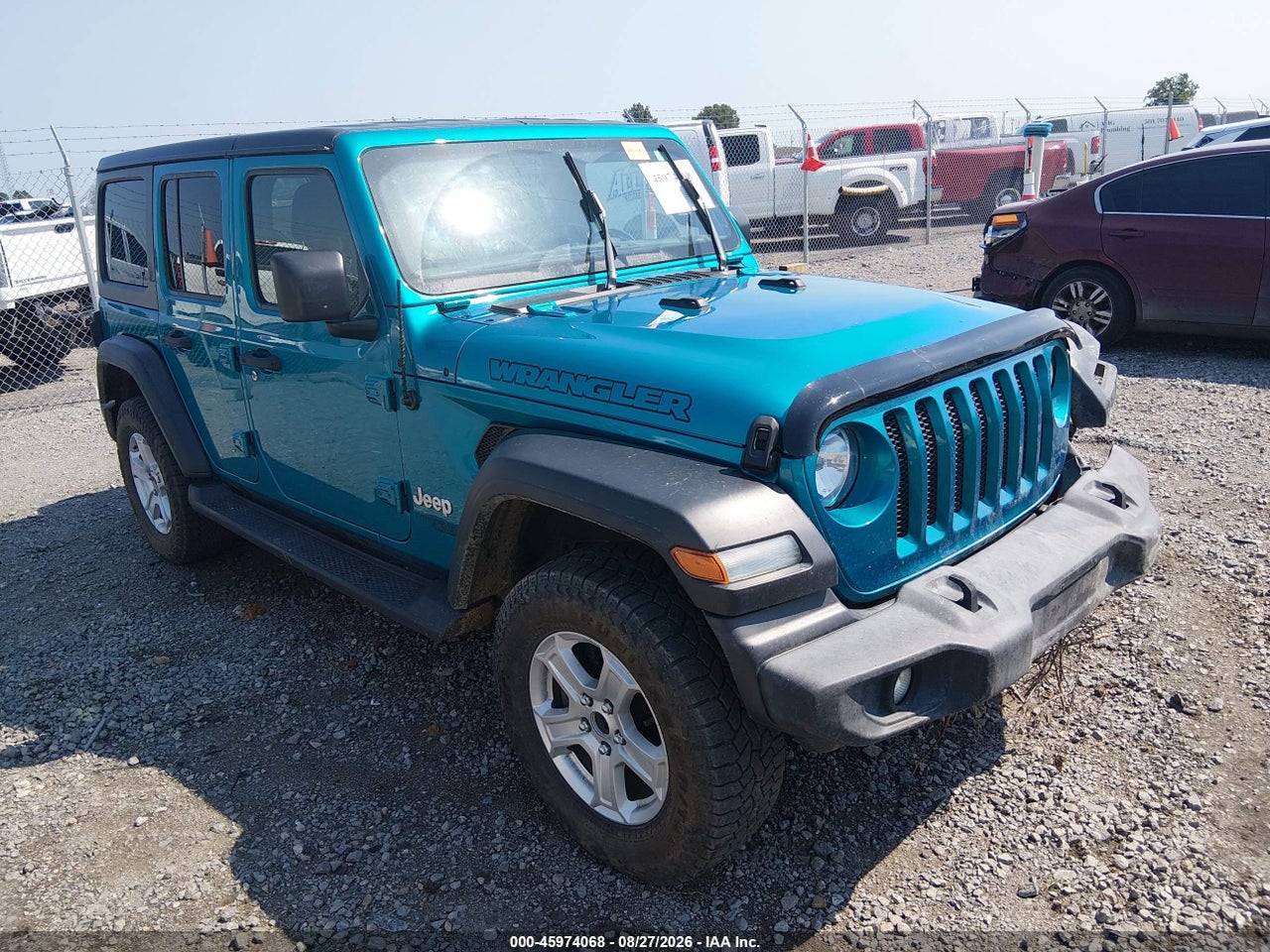 1C4HJXDN5LW****** · 2020 JEEP WRANGLER UNLIMITED SPORT S 4X4