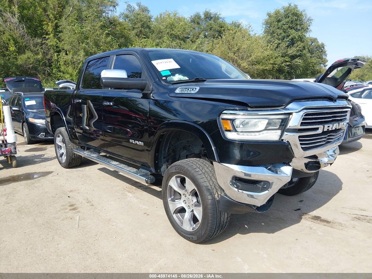 1C6SRFJT1KN****** · 2019 RAM 1500 LARAMIE  4X4 5'7 BOX