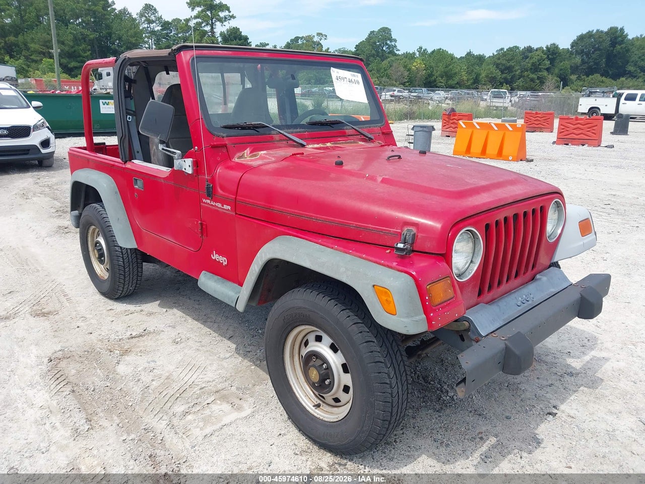 1J4FY29P7XP****** · 1999 JEEP WRANGLER SE