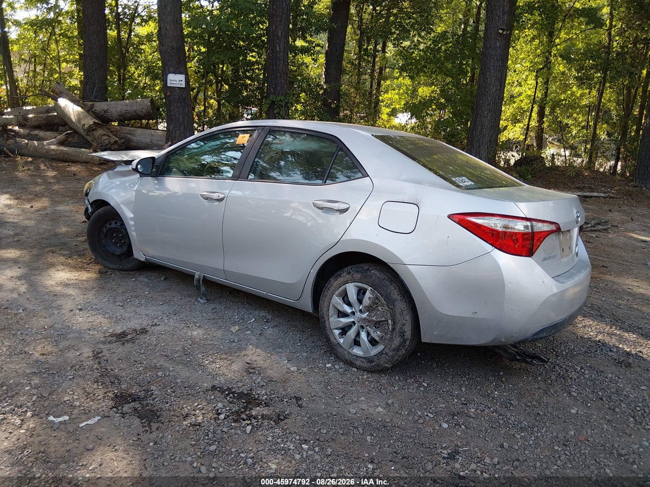 2015 TOYOTA COROLLA LE · 3/10