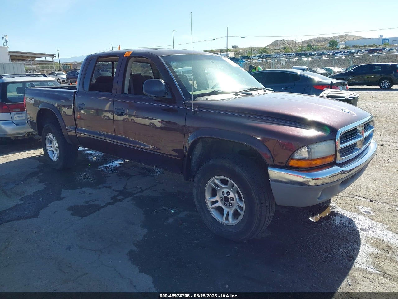 1D7HG48N24S****** · 2004 DODGE DAKOTA SLT