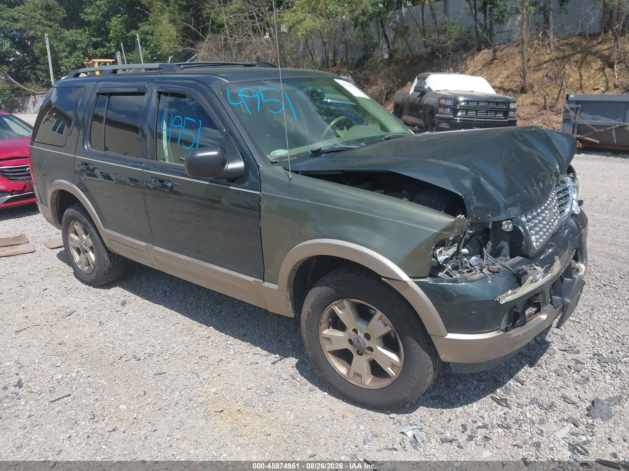 1FMZU74E43U****** · 2003 FORD EXPLORER EDDIE BAUER