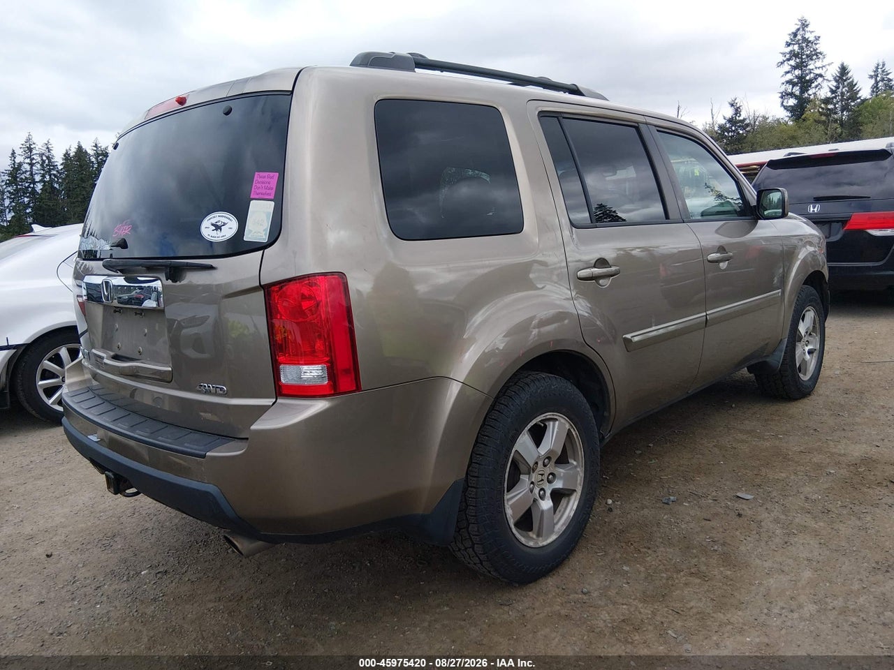 2009 HONDA PILOT EX-L · 4/11