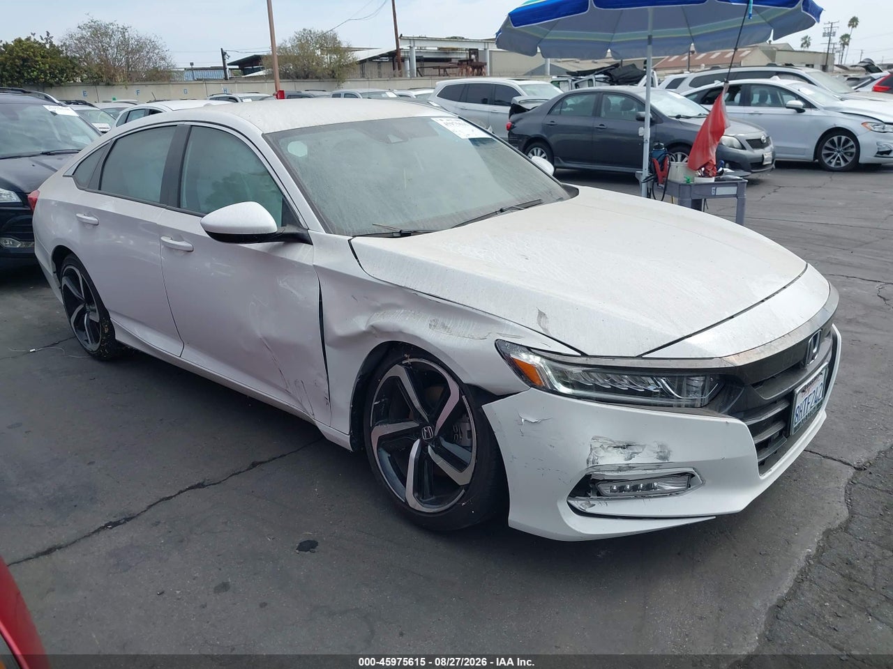 1HGCV1F3XKA****** · 2019 HONDA ACCORD SPORT