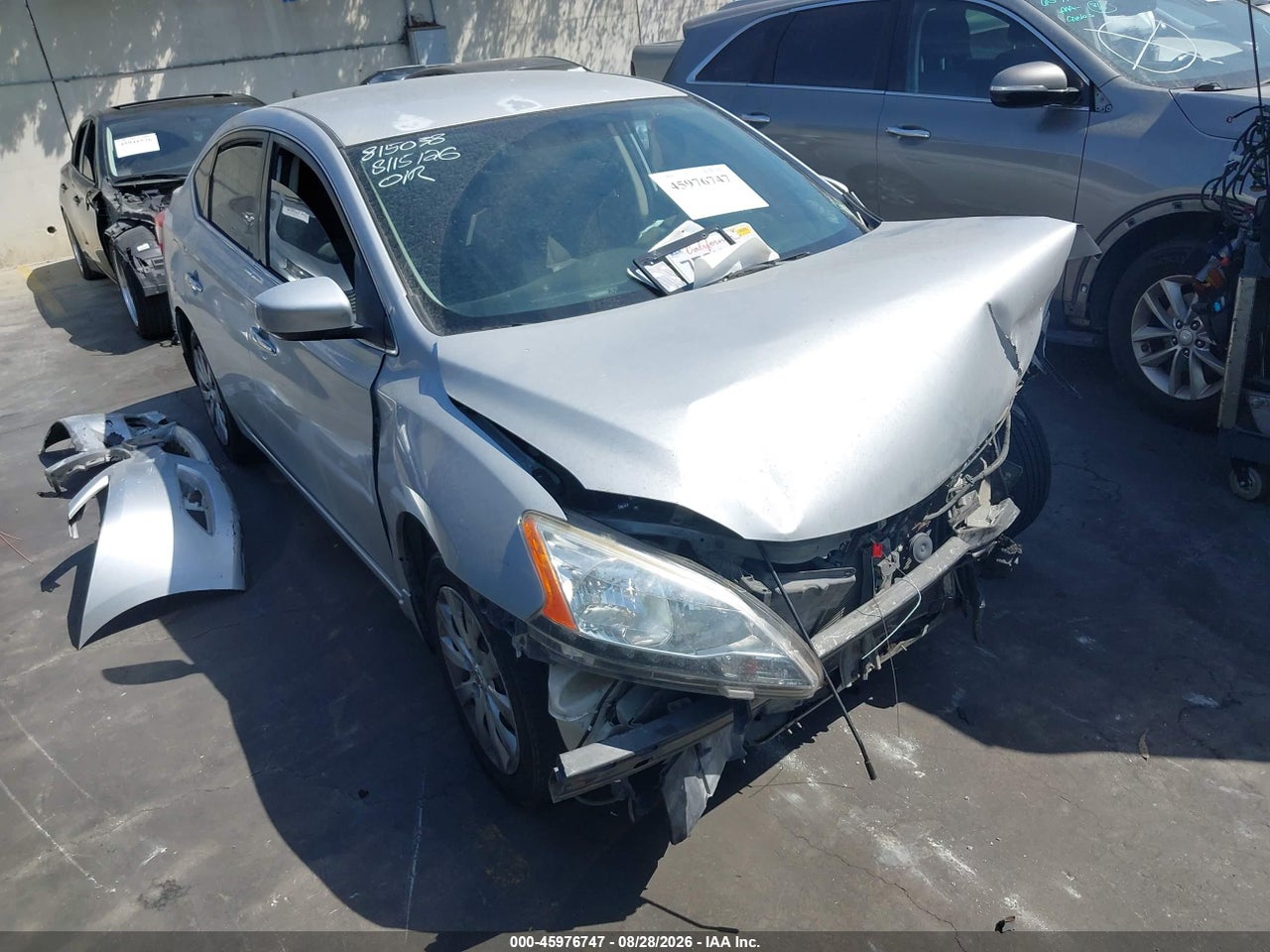 3N1AB7AP8EY****** · 2014 NISSAN SENTRA FE+ S/FE+ SV/S/SL/SR/SV