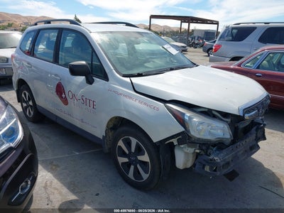 JF2SJABC1JH****** · 2018 SUBARU FORESTER 2.5I