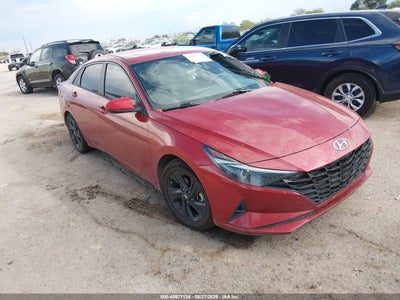 2021 HYUNDAI ELANTRA HYBRID BLUE