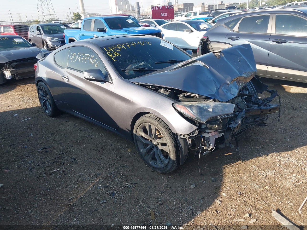 KMHHU6KJ4DU****** · 2013 HYUNDAI GENESIS 3.8 TRACK
