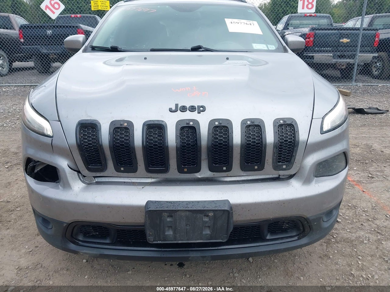 2016 JEEP CHEROKEE ALTITUDE · 6/11