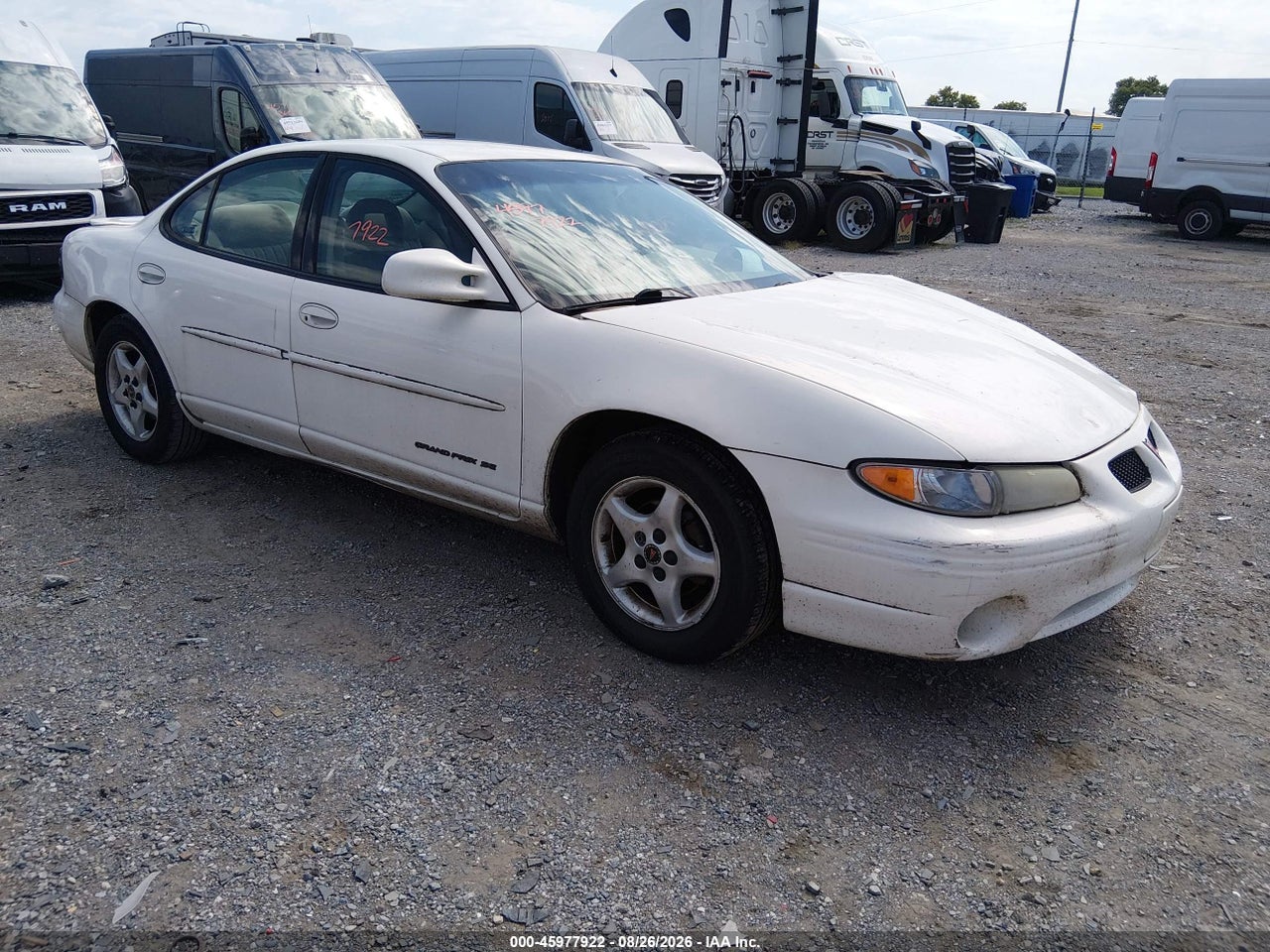 1G2WK52J92F****** · 2002 PONTIAC GRAND PRIX SE