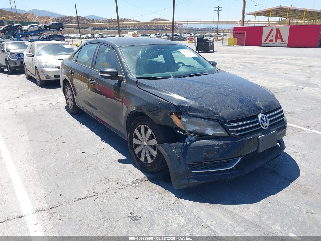 1VWAP7A33DC****** · 2013 VOLKSWAGEN PASSAT 2.5L S