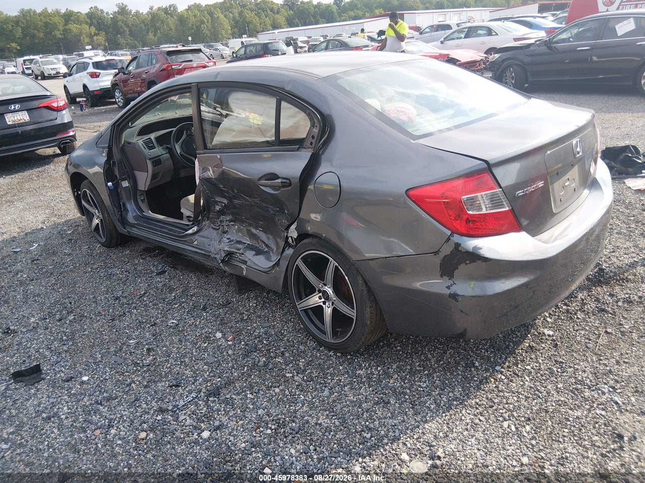 2012 HONDA CIVIC LX · 3/10