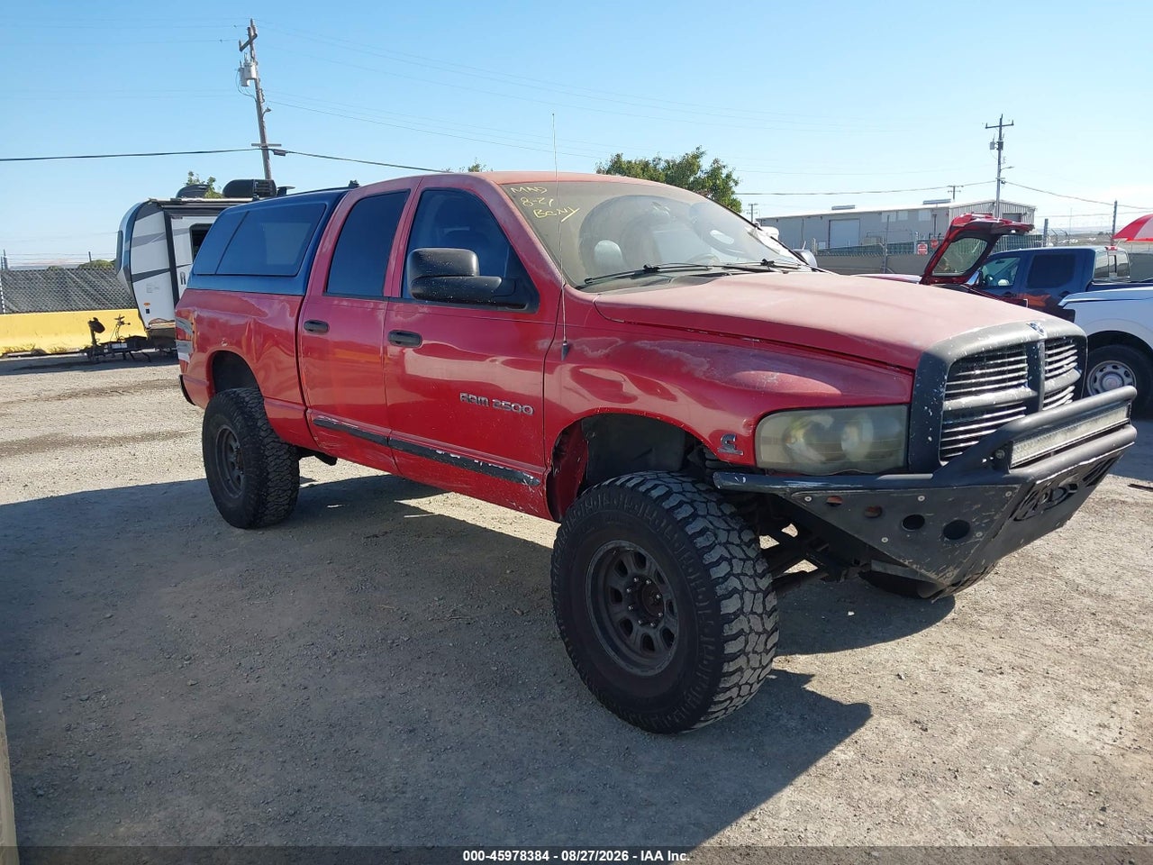 3D7KS28C05G****** · 2005 DODGE RAM 2500 SLT/LARAMIE