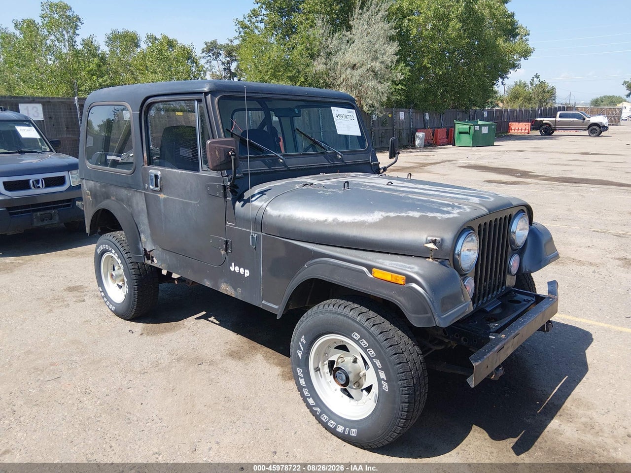 1JCCM87EXGT****** · 1986 JEEP JEEP CJ7