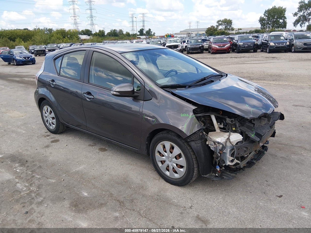 JTDKDTB3XC1****** · 2012 TOYOTA PRIUS C THREE
