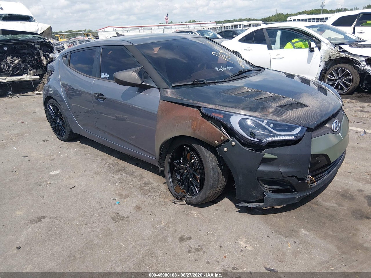 KMHTC6AD8DU****** · 2013 HYUNDAI VELOSTER BASE W/BLACK