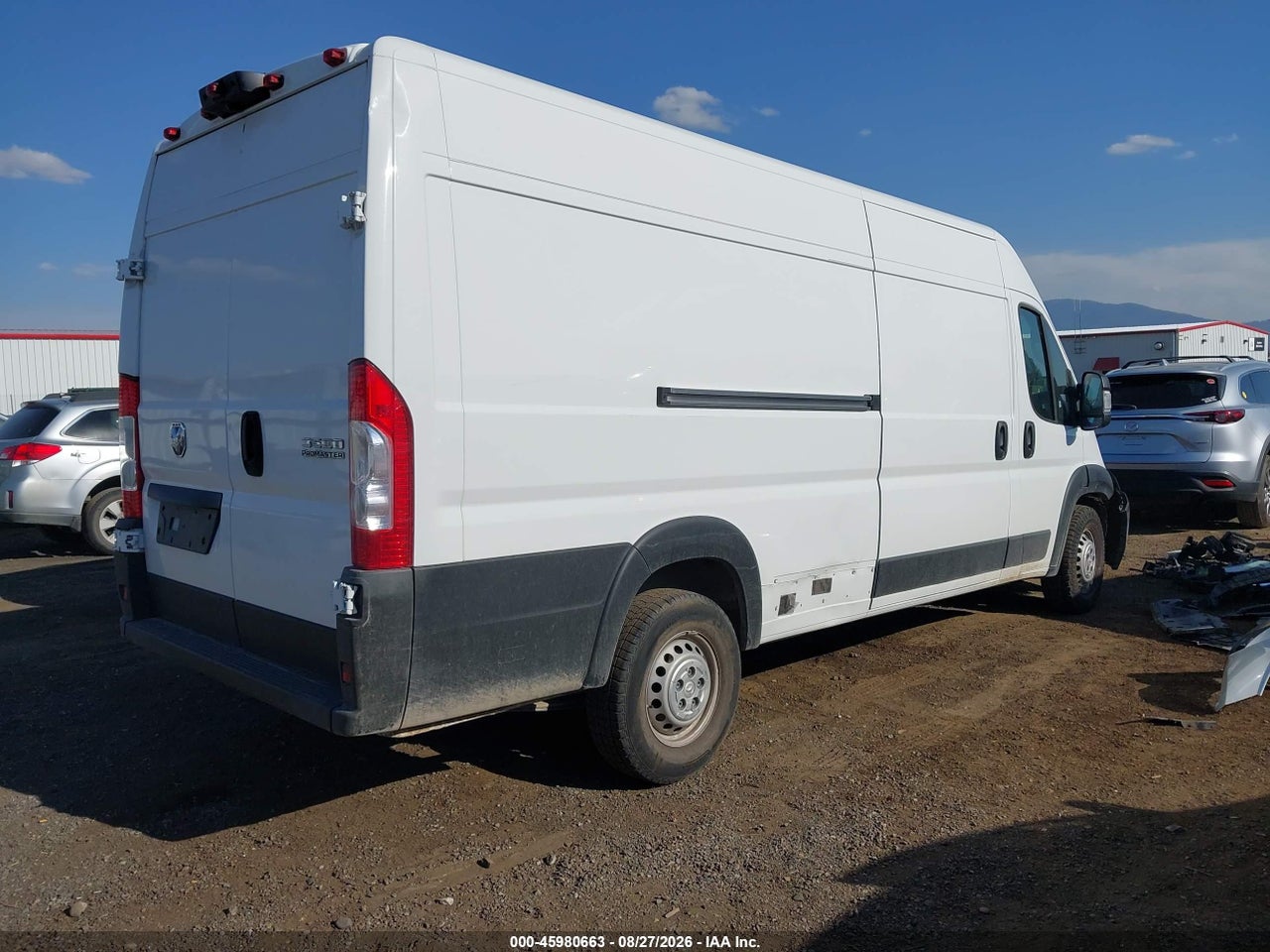 2025 RAM PROMASTER 3500 CARGO VAN TRADESMAN HIGH ROOF 159 WB EXT · 4/11