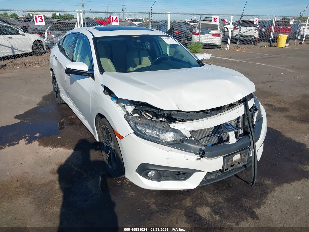 19XFC1F98GE****** · 2016 HONDA CIVIC TOURING