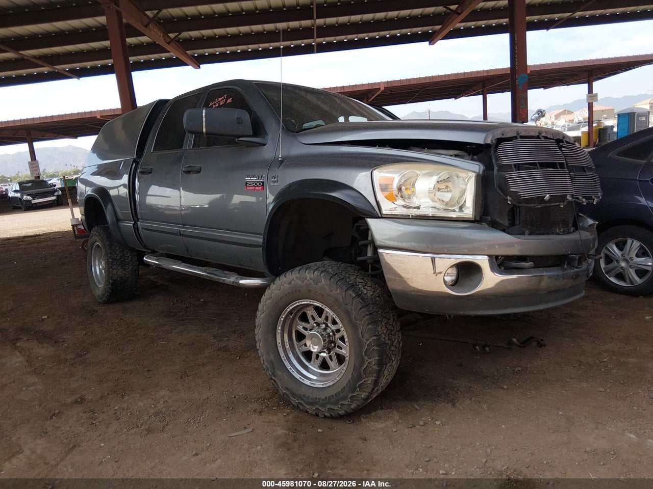 1D7KS28A57J****** · 2007 DODGE RAM 2500 SLT/TRX4 OFF ROAD/SPORT/POWER WAGON