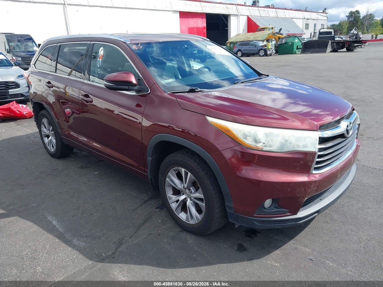 2015 TOYOTA HIGHLANDER XLE V6