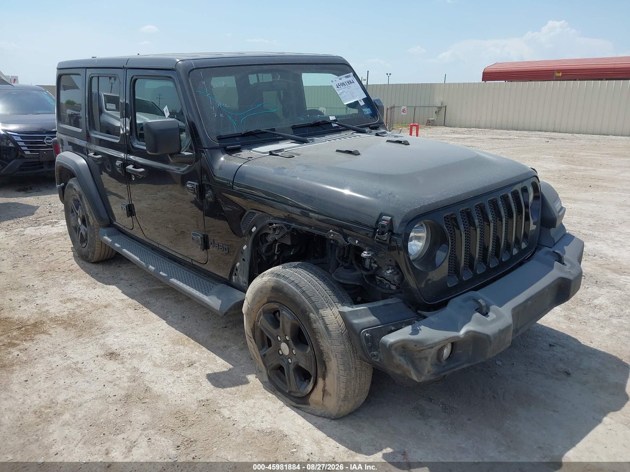 1C4HJXDN3PW****** · 2023 JEEP WRANGLER 4-DOOR SPORT S 4X4
