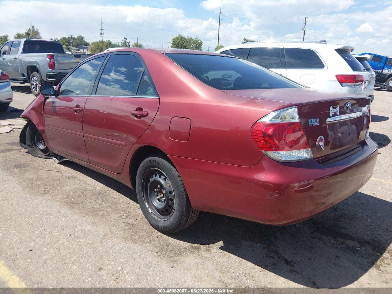 2006 TOYOTA CAMRY LE · 3/10