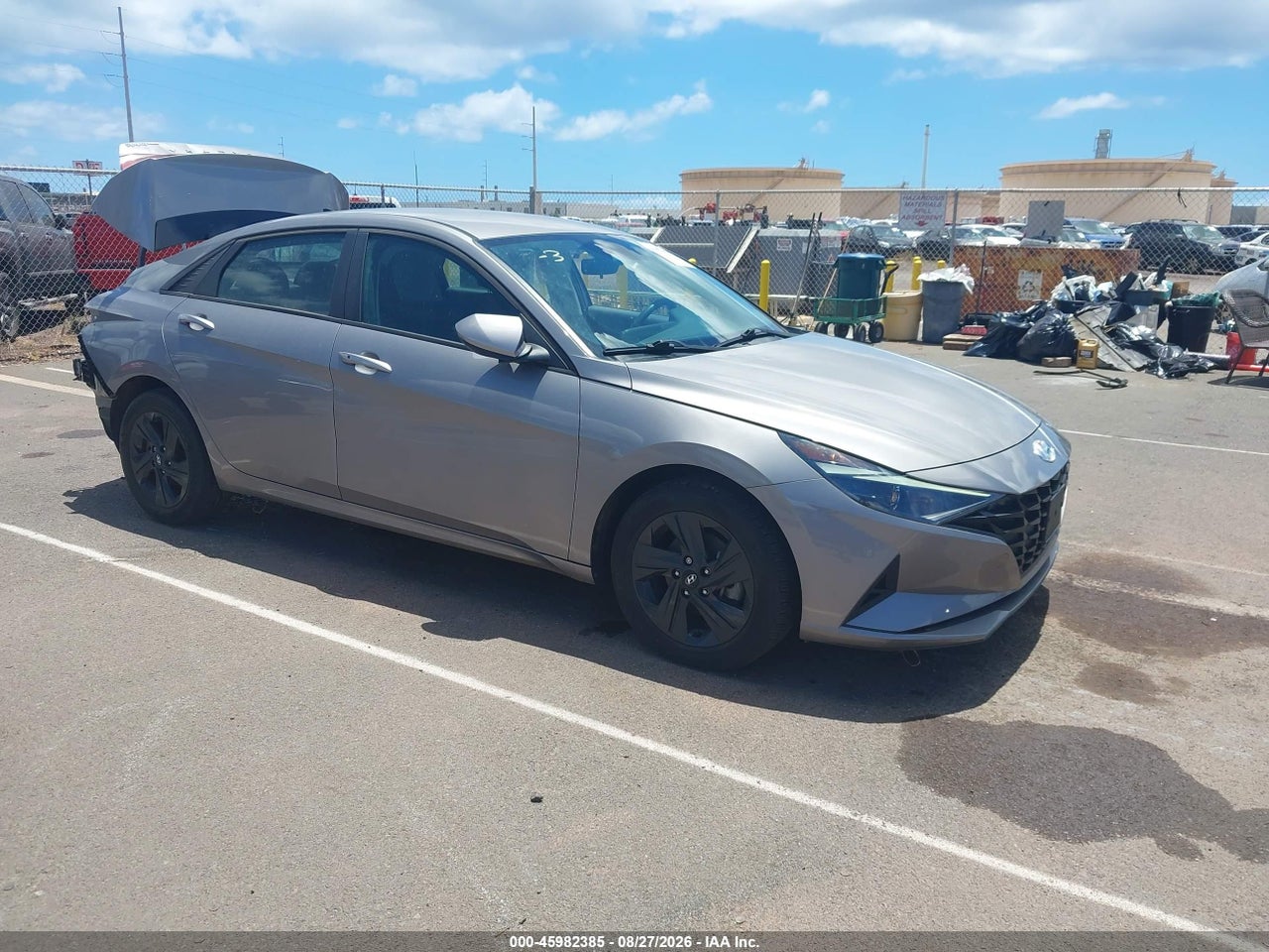 KMHLM4AJ9PU****** · 2023 HYUNDAI ELANTRA HYBRID BLUE