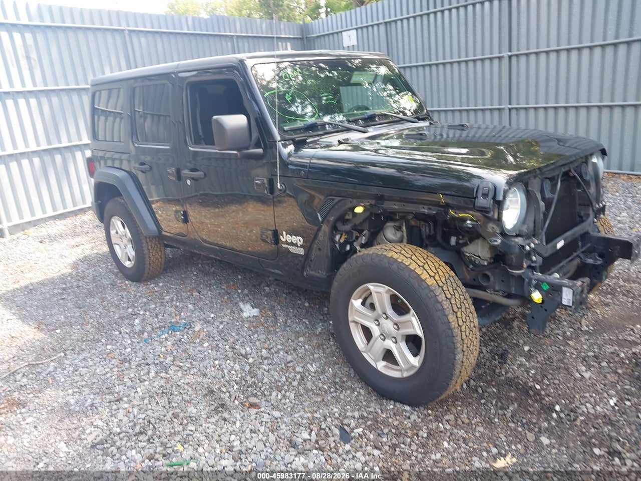2019 JEEP WRANGLER UNLIMITED SPORT S 4X4
