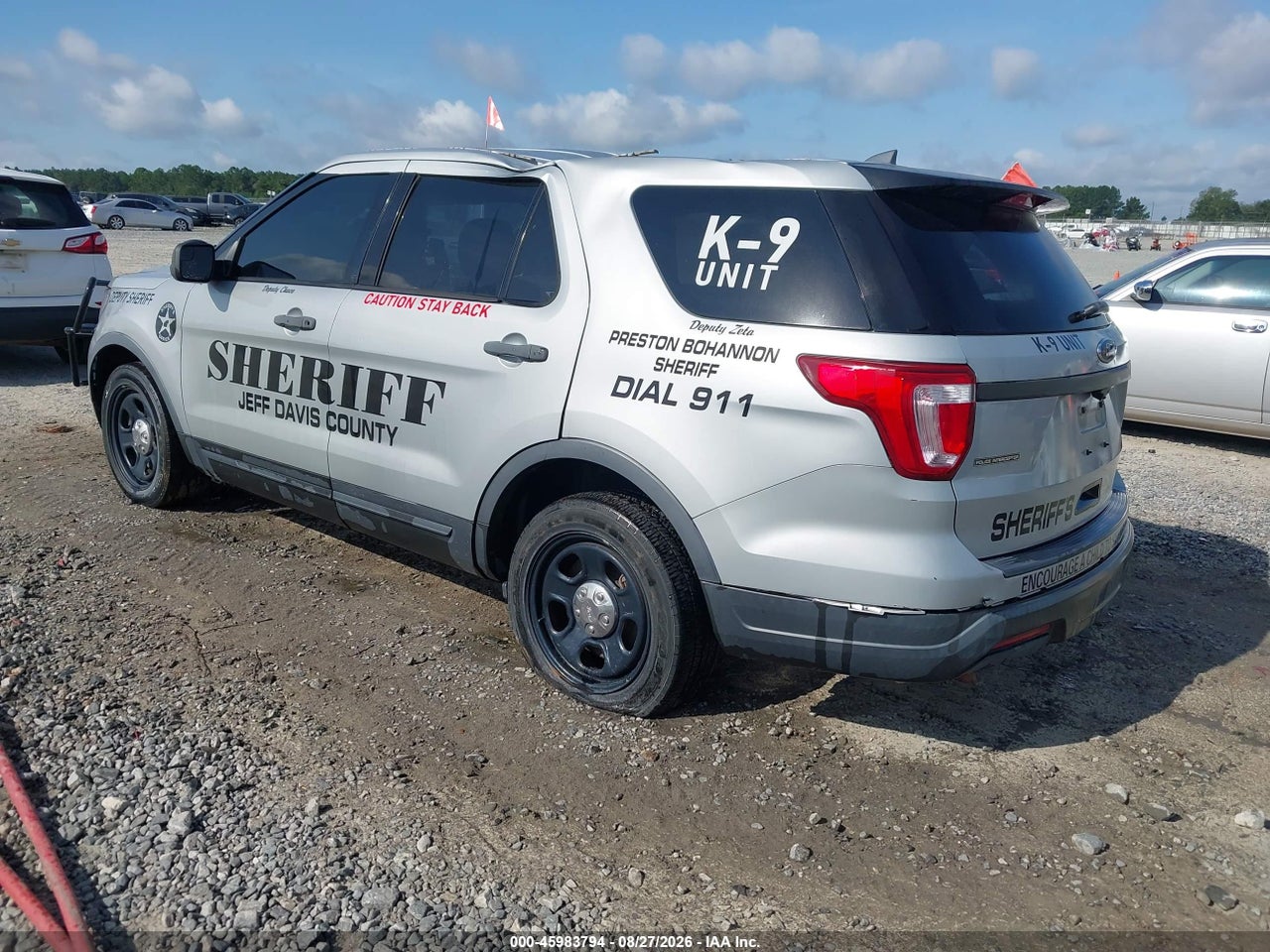 2018 FORD POLICE INTERCEPTOR UTILITY   · 3/11