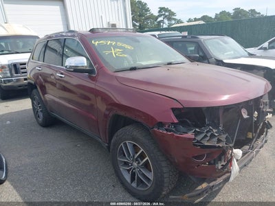 1C4RJFBG8JC****** · 2018 JEEP GRAND CHEROKEE LIMITED 4X4