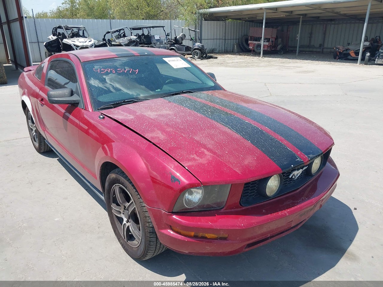 1ZVHT80N985****** · 2008 FORD MUSTANG V6 DELUXE/V6 PREMIUM