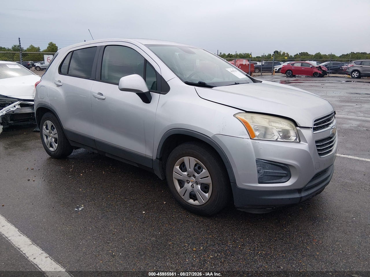 3GNCJKSB4FL****** · 2015 CHEVROLET TRAX 1LS