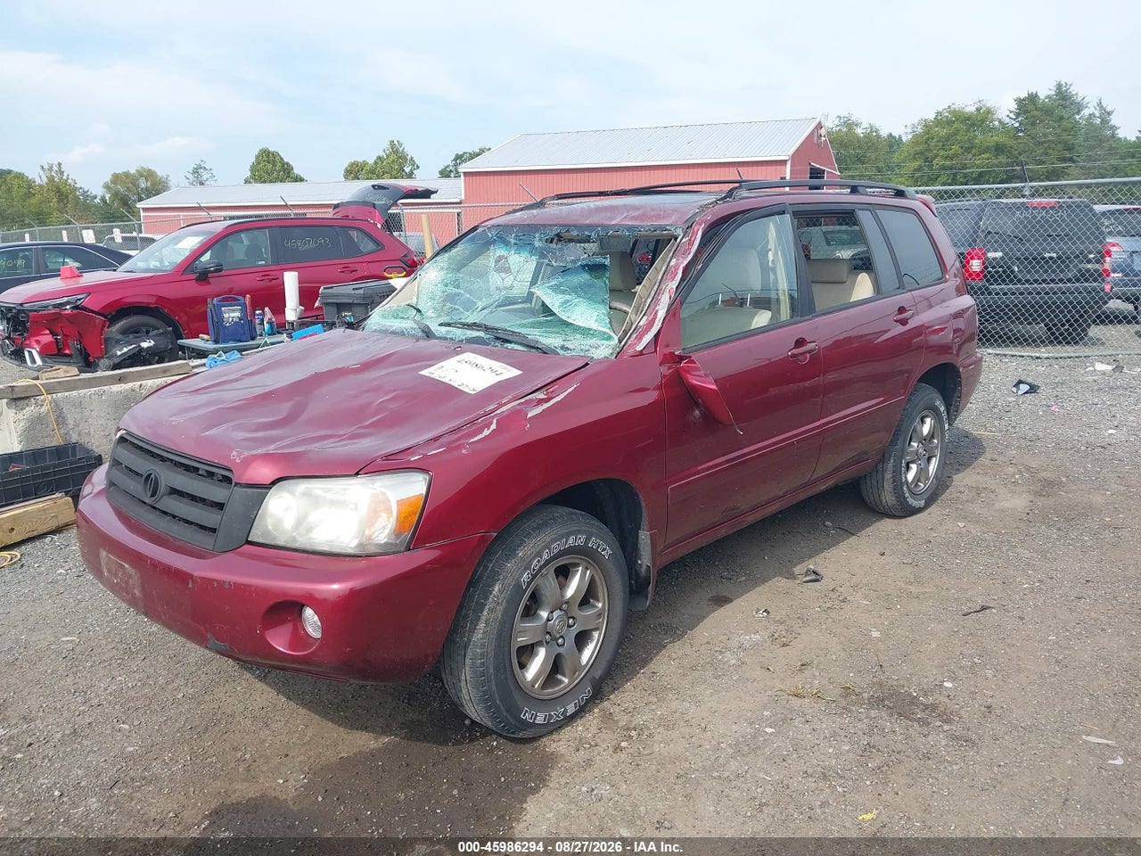 2007 TOYOTA HIGHLANDER 3RD ROW · 2/11